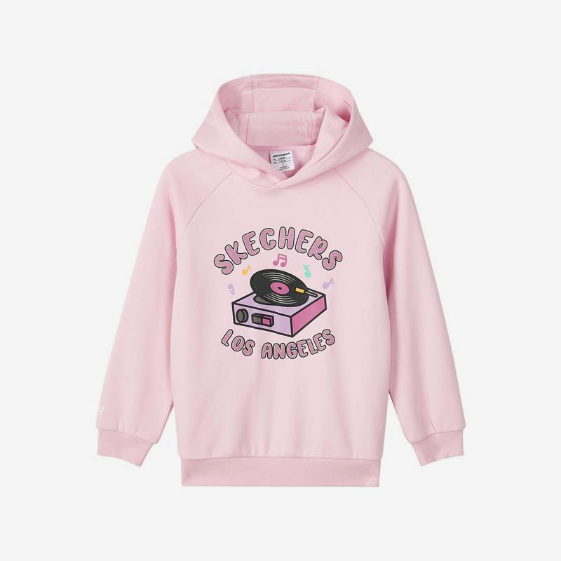 Skechers/斯凯奇正品休闲儿童时尚潮流运动套头衫 L421G087