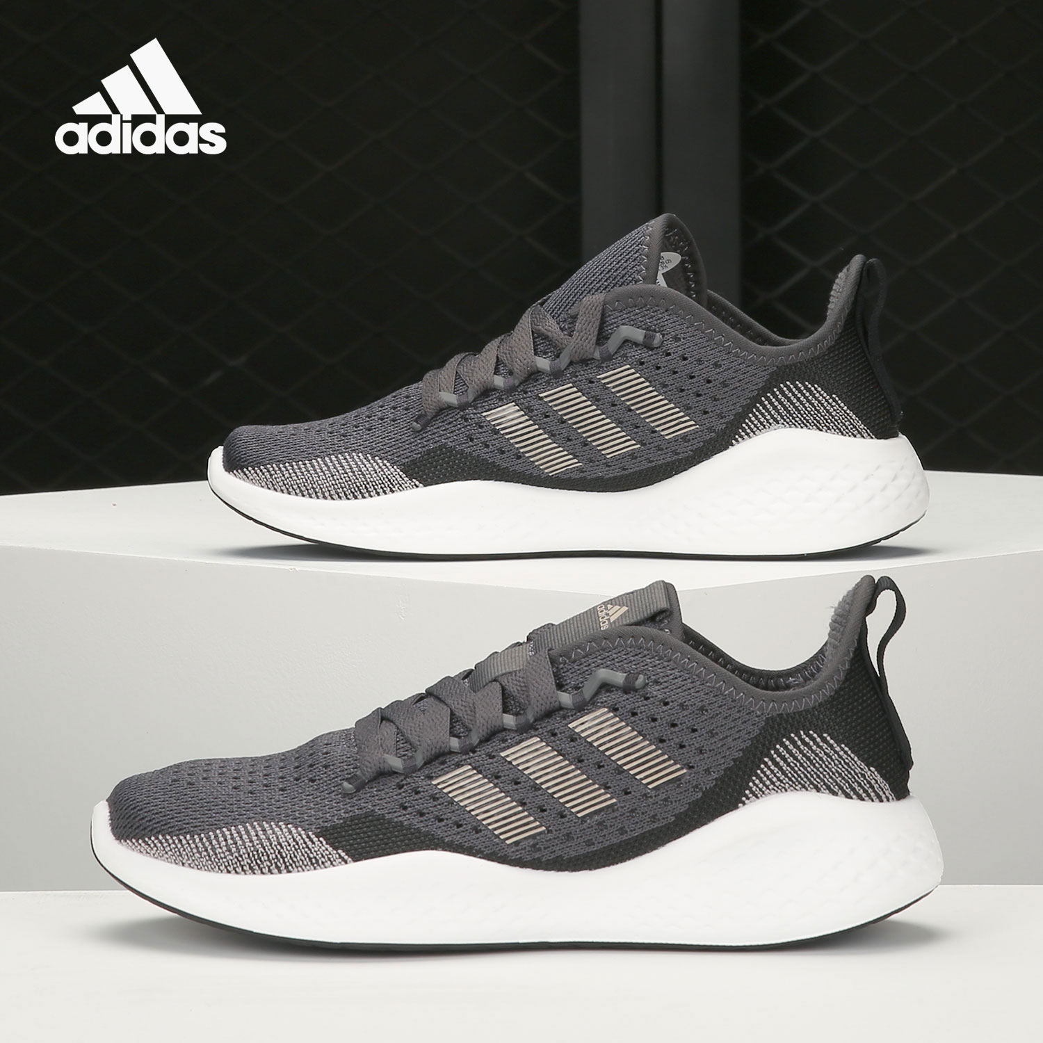 Adidas/阿迪达斯正品2021春季新款女子低帮运动训练跑步鞋FZ19