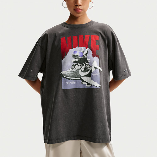 Nike/耐克正品2026夏女士运动休闲经典宽松圆领短袖T恤IR7588-060
