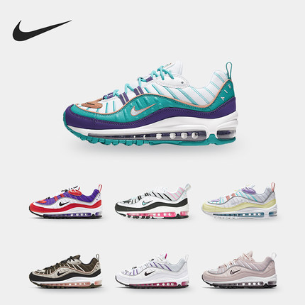 Nike/耐克正品Air Max 98女子轻便缓震运动休闲跑步鞋 AH6799-600