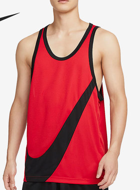 Nike/耐克正品26夏宽松透气男子休闲背心篮球无袖背心DH7133-657