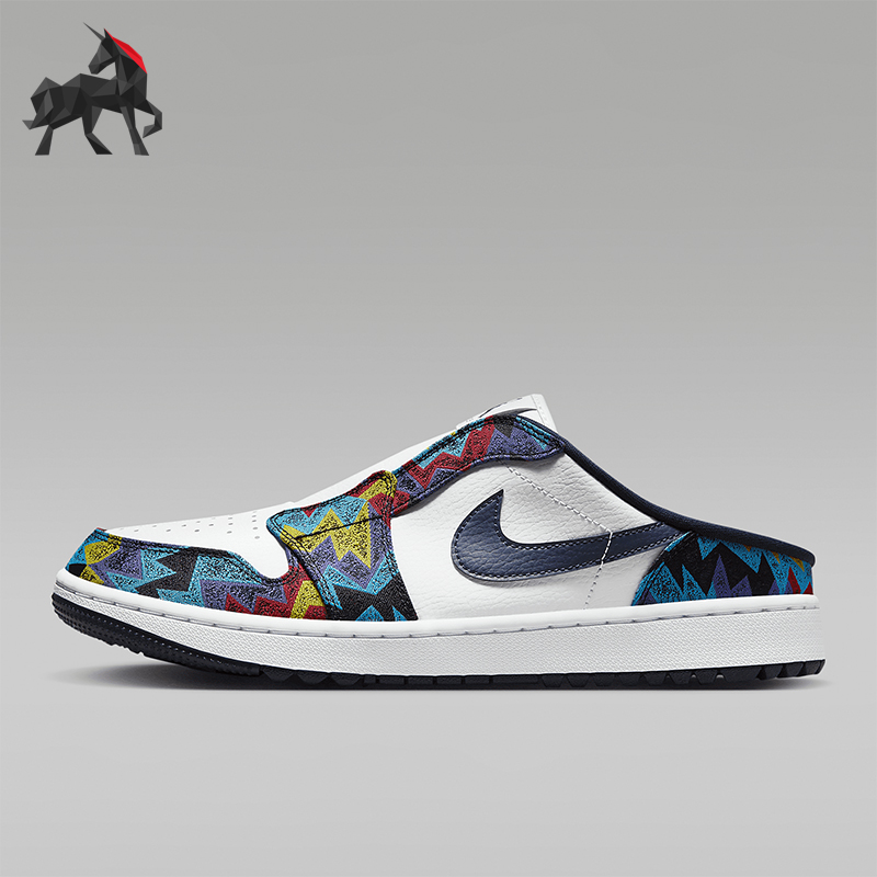 Nike/耐克正品JORDAN男士一脚蹬轻便经典透气包头板鞋FJ1214-100