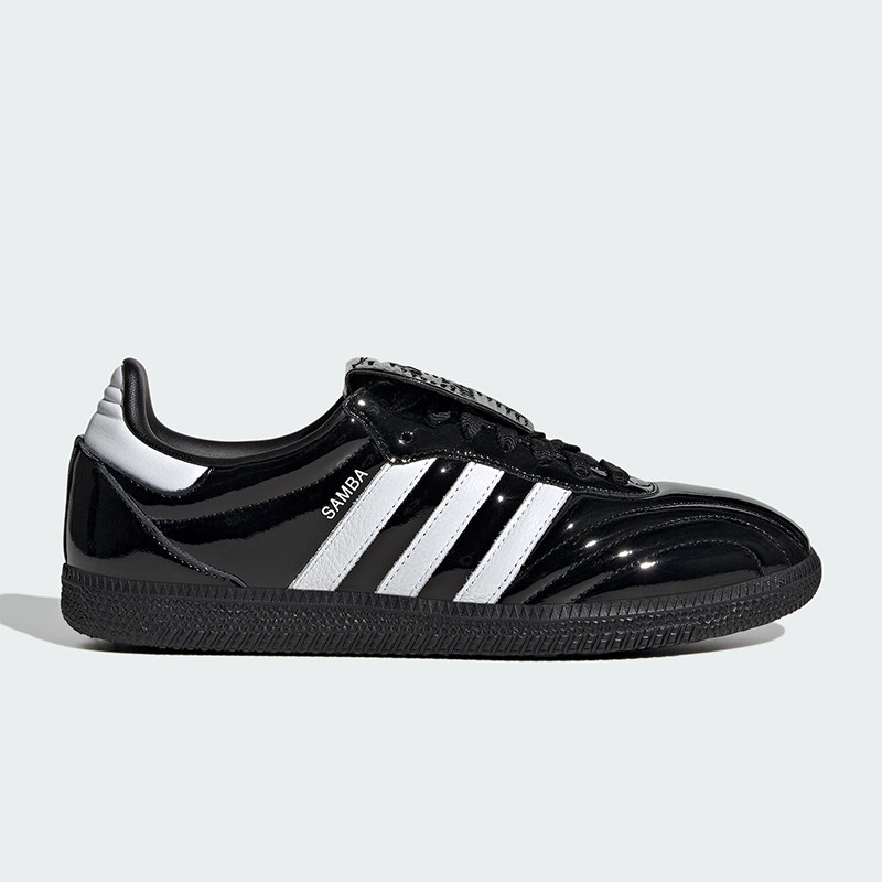 Adidas/阿迪达斯正品三叶草男女轻便亮面运动经典低帮板鞋JI2707