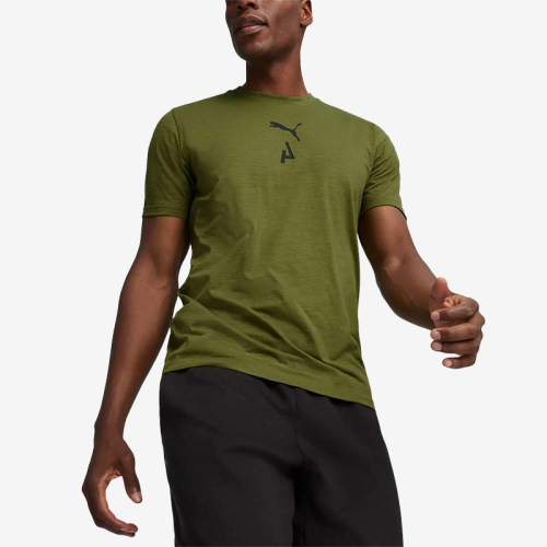 Puma/彪马正品SEASONS男士套头圆领针织运动透气短袖T恤525111-33