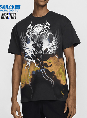 Nike/耐克正品2025夏季款男士图案印花宽松经典短袖HQ2579-045