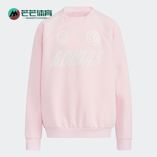 大童舒适运动圆领卫衣套头衫 新款 HM5253 阿迪达斯正品 Adidas