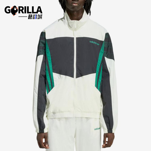 Adidas/阿迪达斯正品三叶草圣地亚哥高领经典休闲夹克外套KS8328