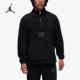 Nike Jordan摇粒绒男子半拉链运动训练卫衣FD7864 耐克正品