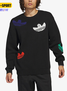 Adidas/阿迪达斯正品SHMOO KNIT SWTR情侣运动圆领卫衣IC1879