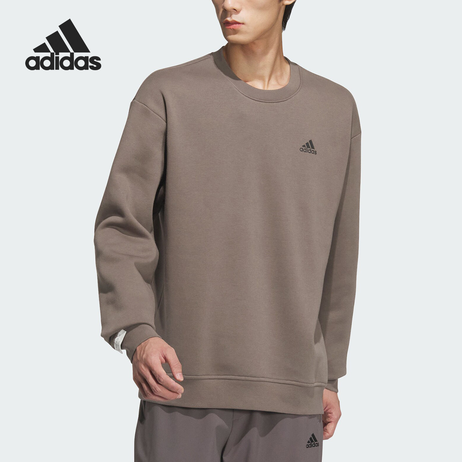 Adidas/阿迪达斯官方正品新款男女加绒圆领运动休闲套头衫JM9094,运动服/休闲服装,运动卫衣/套头衫,淘宝优惠券,粉丝福利购,淘宝优惠卷