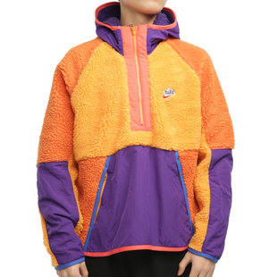 新款 Nike 耐克正品 当季 BV3767 男子半拉链绒面拼接运动套头衫