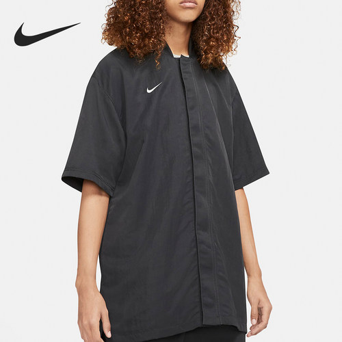 Nike/耐克正品男士运动休闲宽松透气经典短袖衬衫CU4686-010
