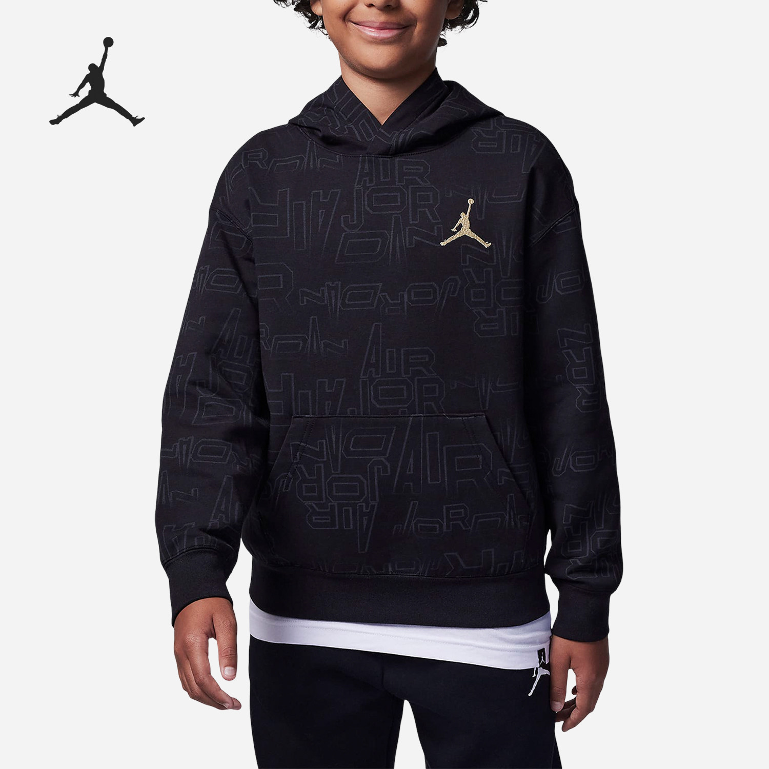 Nike/耐克正品Jordan新款大童针织印花运动连帽卫衣FZ1957,童装/婴儿装/亲子装,卫衣/绒衫,淘宝优惠券,粉丝福利购,淘宝优惠卷