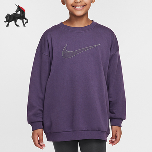 耐克正品 套头日常卫衣HM6527 2025冬季 大童圆领经典 573 款 Nike