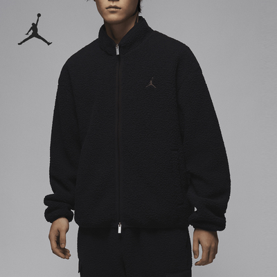 耐克男士仿羊羔绒保暖宽松外套