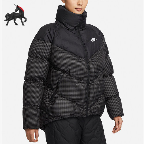 耐克正品女子防风保暖羽绒服