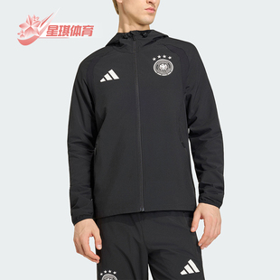 Adidas/阿迪达斯正品TIRO新款男黑色足球跑步经典夹克外套JZ9326