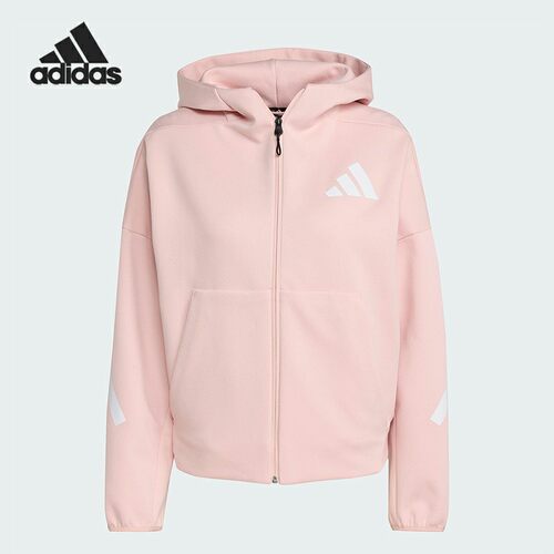 Adidas/阿迪达斯正品W Z.N.E. FZ女士针织休闲连帽外套KC7905