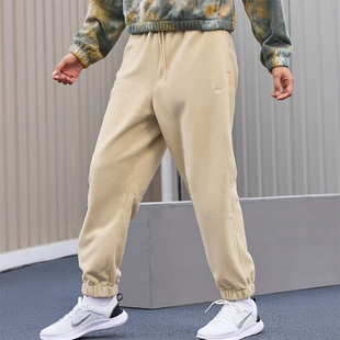 HQ4877 Nike 女士刺绣摇粒绒保暖束脚长裤 新款 783 耐克正品