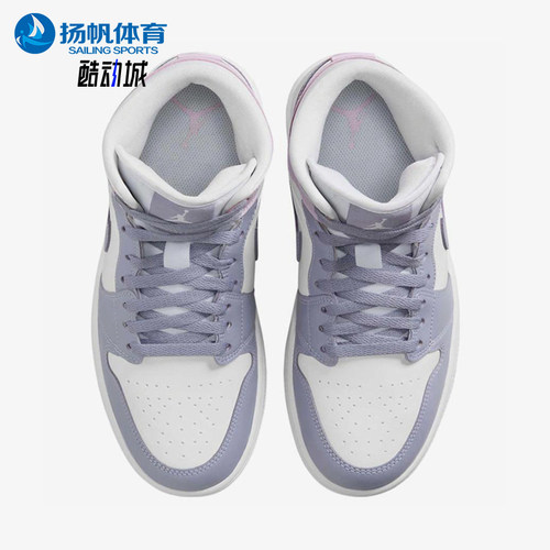 Nike/耐克正品Jordan女士防滑减震中帮复古篮球鞋BQ6472-510