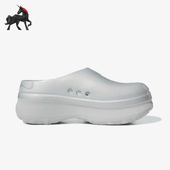 休闲轻便包头拖鞋 三叶草女士厚底经典 IH8060 阿迪达斯正品 Adidas