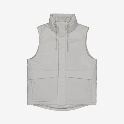 New Balance/NB正品冬季新款男子保暖立领羽绒马甲NJD45021-GR