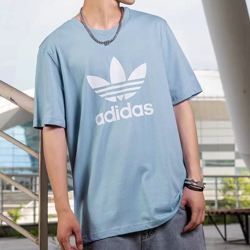 Adidas正品男子短袖三叶草