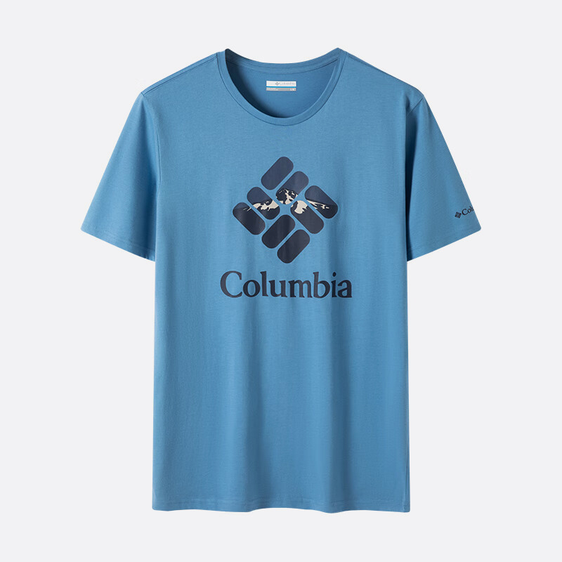 哥伦比亚男士透气户外亲肤短袖