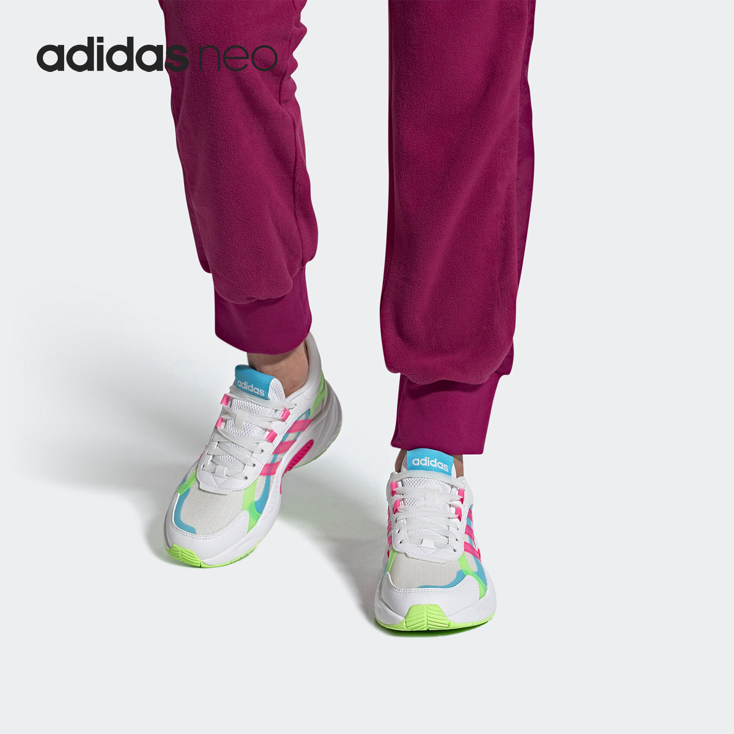 Adidas/阿迪达斯正品neo CRAZYCHAOS SHADOW女子休闲运动鞋FY5990