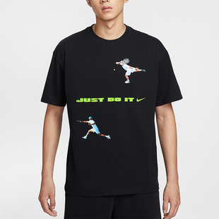 Nike/耐克正品Just Do It男女针织圆领运动透气短袖IV5616-010