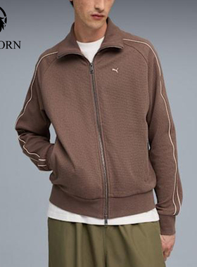 Puma/彪马正品2025秋季款男士翻领针织休闲日常运动外套632327-41