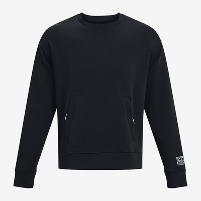 UA安德玛正品春季男子圆领宽松简约百搭休闲运动长袖卫衣1377172