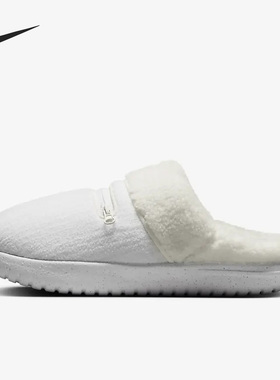 Nike/耐克官方正品BURROW男女运动轻便透气加绒拖鞋DR8882-101