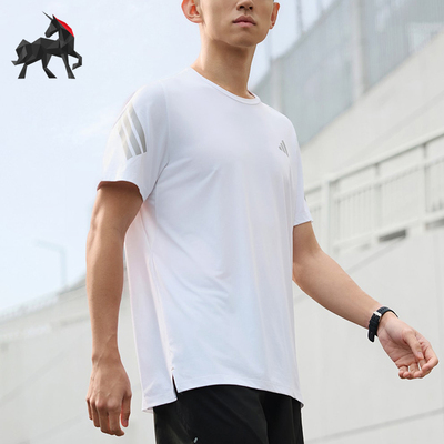Adidas/阿迪达斯正品2026年新款男士耐磨经典亲肤短袖T恤JZ7695