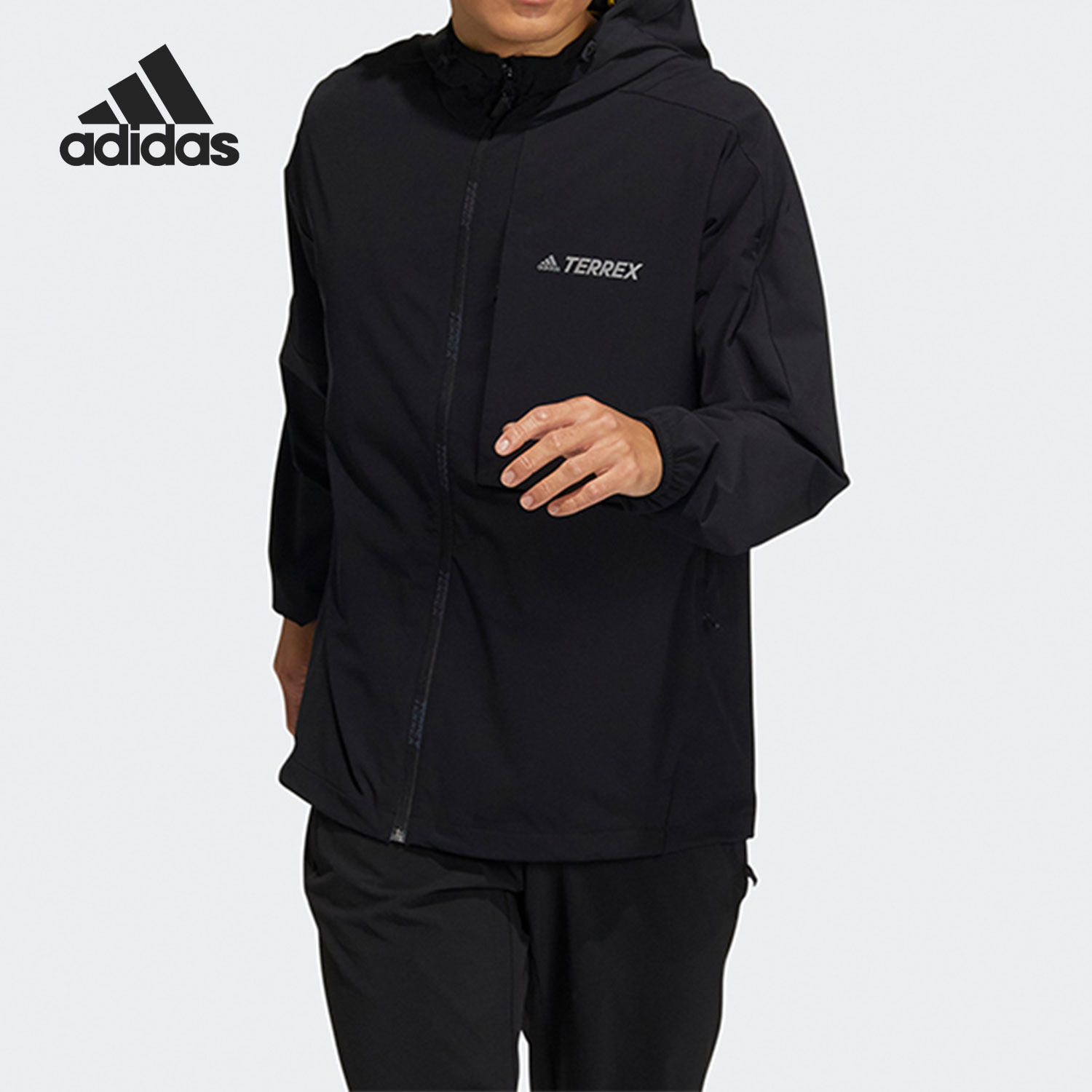 adidas/阿迪达斯正品terrex 2021春季新款男子户外运动夹克gn7614
