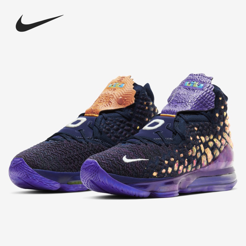 Nike/耐克正品 LEBRON 17 詹姆斯男子中帮缓震运动篮球鞋CD5051