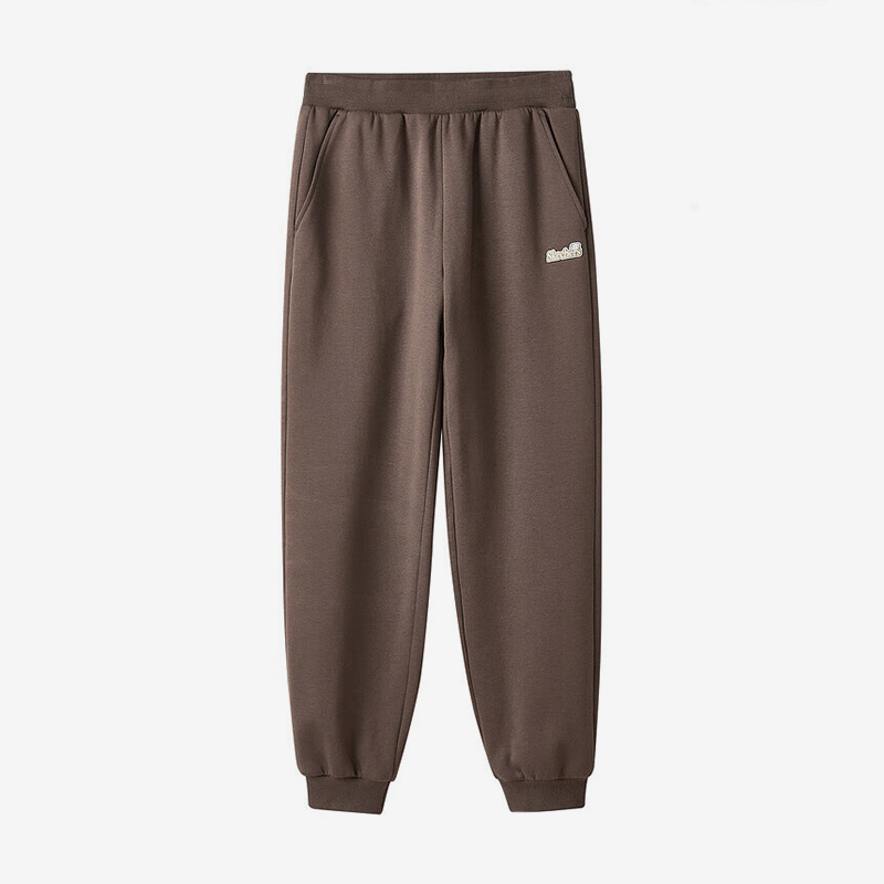Skechers/斯凯奇正品经典女士复古保暖简约针织束脚运动长裤