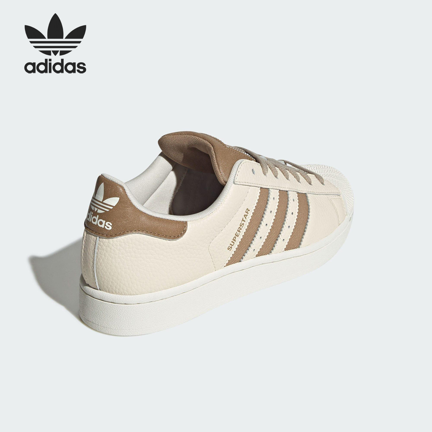 Adidas/阿迪达斯正品三叶草男女日常经典贝壳头板鞋JR6988