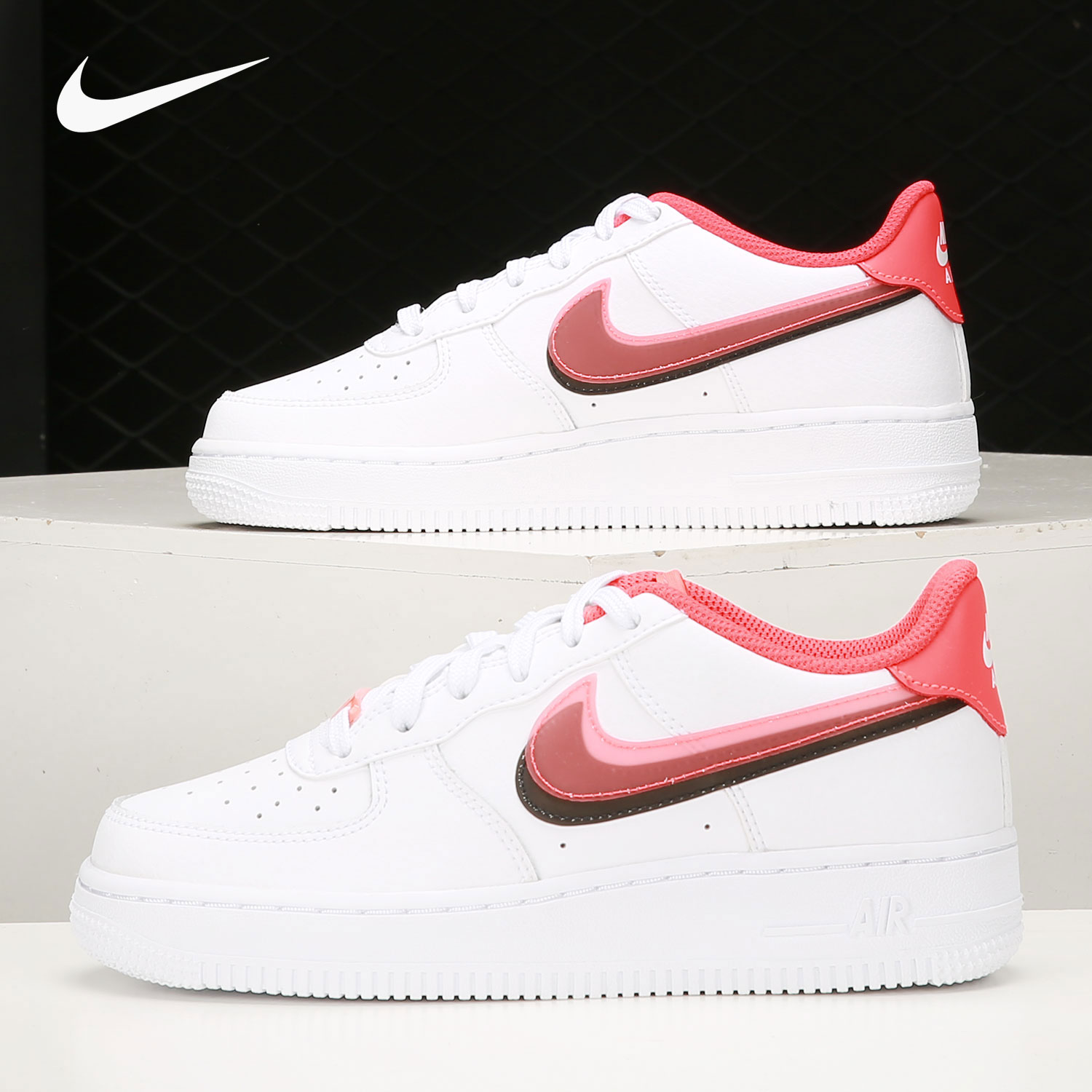 Nike/耐克正品当季新款男女大童AF1空一号运动休闲鞋CW1574-101