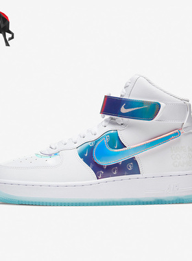Nike/耐克正品Air Force 1 AF1女子运动高帮板鞋DC2111-191