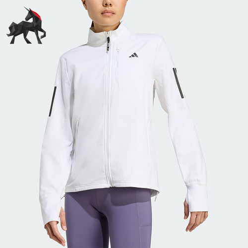 Adidas/阿迪达斯正品OTR B WIN JKT女士运动梭织跑步外套JW9649