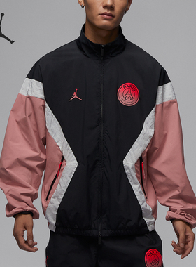 Nike/耐克正品JORDAN巴黎圣日耳曼男士拒水外套FV7741-685