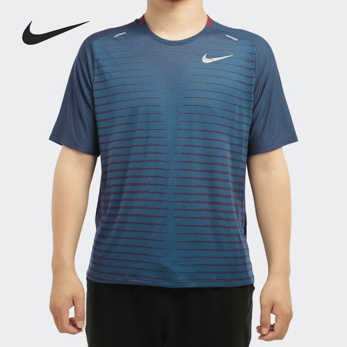 耐克男子跑步运动短袖T恤