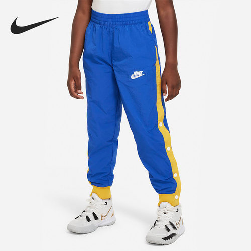 Nike/耐克正品当季新款大童运动休闲宽松排扣长裤DQ8950-480