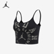 Nike 045 背心HV8733 耐克正品 JORDAN女士满印花吊带透气修身