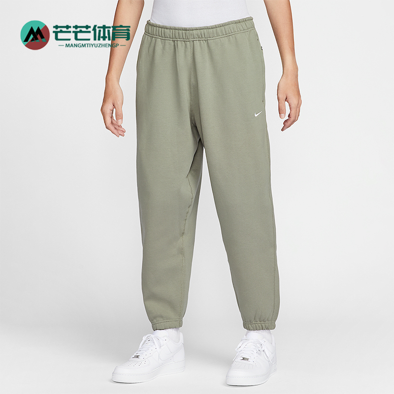 Nike/耐克正品Solo Swoosh 男士宽松束脚加绒长裤DX1365-320