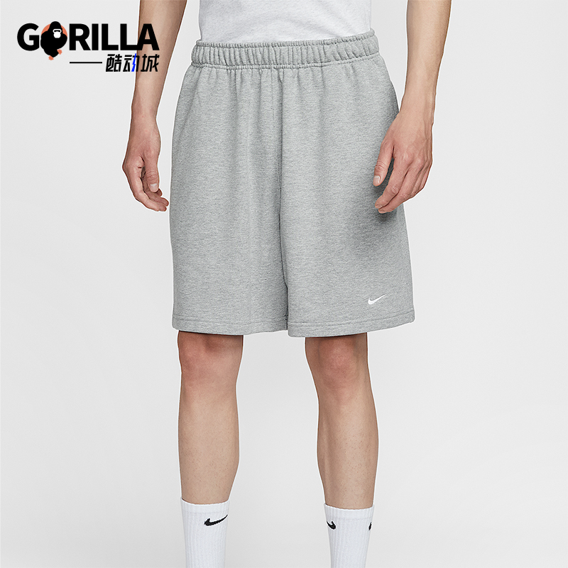 Nike/耐克正品夏季男士系带经典运动针织宽松透气短裤IM3397-063