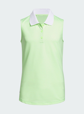 Adidas/阿迪达斯正品新款大童高尔夫运动无袖POLO衫IP9701