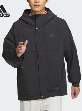Adidas/阿迪达斯官方正品当季新款男士运动休闲连帽外套JI8680