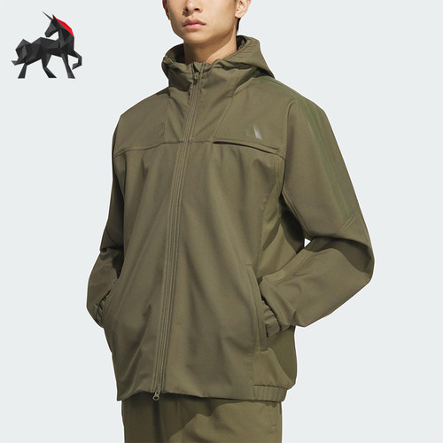 Adidas/阿迪达斯正品SL WARM JKT男士休闲连帽运动户外外套KA1305